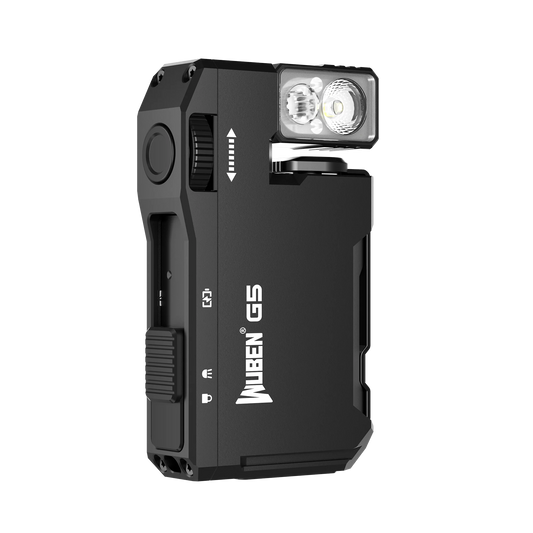 G5 EDC Flashlight 400Lumens Rgb&White Type-C Rechargeable Pocket-Sized Brilliance Keychain Light Bulit-In Battery